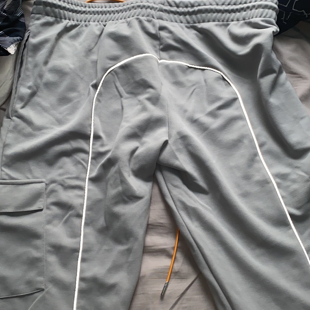 I have some grey EPTM pants they are reflective. Brand new never worn! Size XXL. - Picture 3 of 6